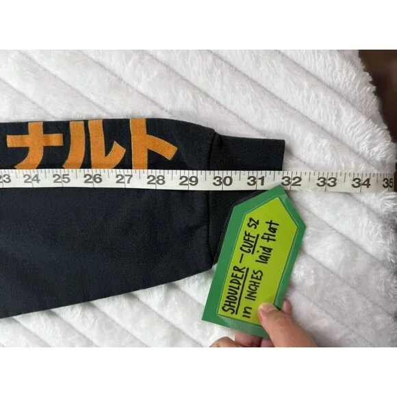 VTG 2002 Naruto Shippuden Pullover Hoodie Anime Graphic Sweatshirt Logo Men's L - Picture 11 of 14